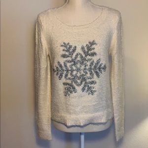 Lauren Conrad snowflake sweater